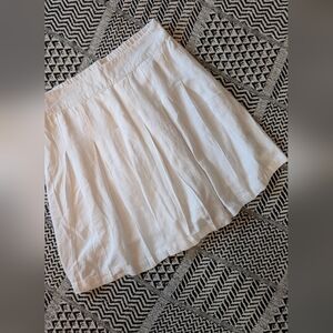 Elegant White A-Line Skirt